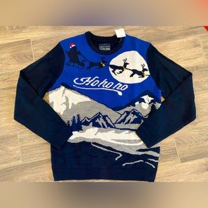 Angelo Litrico Christmas Sweater Size-XL NWT Reindeer Hohoho! 🎄